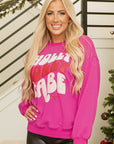 Christmas Holly Jolly Babe Crewneck Sweatshirt
