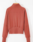 Fleece Lined Zip-Up Sweatshirt