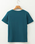 Galilea Toothpick Stripe Round Neck Top