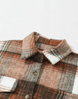Plaid Flap Pocket Shacket
