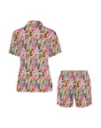 Vintage Cowgirl Collage Women's Western Pajama Set