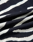 Zebra Stripe Wide Leg Pants