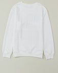 Merry And Bright Knit Pullover Sweatshirt