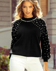 Rylee Pearl Bishop Sleeve Sweater