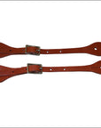 Hilason Dark Tan Latigo Leather Kid Spur Straps Western Tack