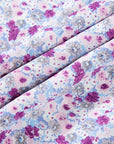 Floral Bubble Sleeve Maxi Dress