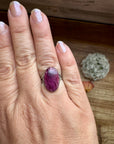 Ring - Size 6 -Purple Spiny & Sterling Silver