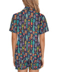 Crazy Cactus Lady Women's Western Pajama Set