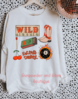 Wild Collage TEE or CREWNECK