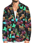 Vegas Neon Men's Western Blazer
