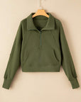 Fleece Lined Zip-Up Sweatshirt