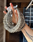 White Buffalo Torpedo choker Sterling Silver Pearls