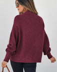 Julietta Mixed Textured Knitted Sweater