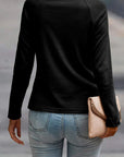Millie Seam Detail Raglan Long Sleeve Top