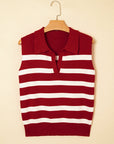 Ariya Stripe Collared Sweater