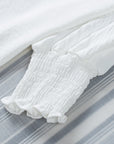 Alessia Smocked Wrist Shift Top