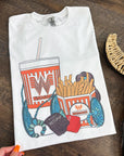 Turquoise Whata TEE or CREWNECK