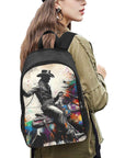 Watercolor Cowboy Backpack