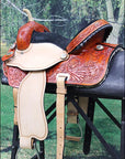 Flex Tree Western Horse Saddle American Leather Trail Barrel By Hilason