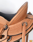 Western Horse Saddle American Leather Wade Ranch Roping Tan Hilason