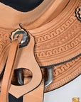 Western Horse Saddle American Leather Wade Ranch Roping Tan Hilason