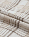 Plaid Removable Hood Buttoned Shacket