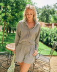 MASON'S DAUGHTER | Margot Short, Black & Ivory Gingham