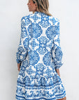 Adalynn Tribal Button Up Loose Mini Dress