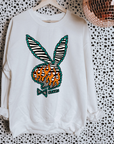 Zebra Bunny TEE or CREWNECK