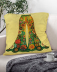 Floral Bell Bottoms Pillow Case Made in America