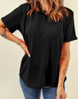 Plain Crew Neck Tee