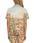 Watercolor Desert Women's Western Pajama Set