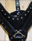 HILASON Genuine Leather Dog Harness Padded Heavy Duty & Comfortable Fit