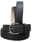 26 In Hilason Classic Western Leather Mens Womens Belt Black