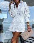 The Hamptons Vintage Lace Short Set