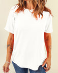 Plain Crew Neck Tee