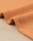 Camila Waffle Knit Henley Top