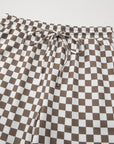 Checker Top and Shorts Set