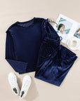 Mary Velvet Ruffled Two Piece Set