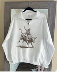 Vintage Bull Rider Quarter Zip
