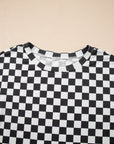 Checker T-Shirt and Skort Set