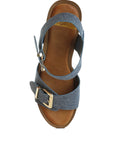 The Dakota Studded Denim Clog