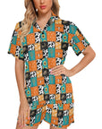 Western Patchwork Women's Western Pajama Set