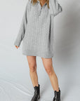 Sofia Ribbed Trim Loose Sweater