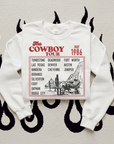 Cowboy Tour TEE or CREWNECK