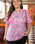 Lola Plus Size Floral Loose Top