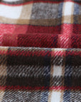 Plaid Pocketed Button Front Shacket