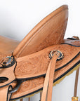 Hilason Western Horse Wade Saddle American Leather Ranch Roping Tan