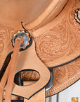 Hilason Western Horse Wade Saddle American Leather Ranch Roping Tan