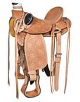 Hilason Western Horse Wade Saddle American Leather Ranch Roping Tan